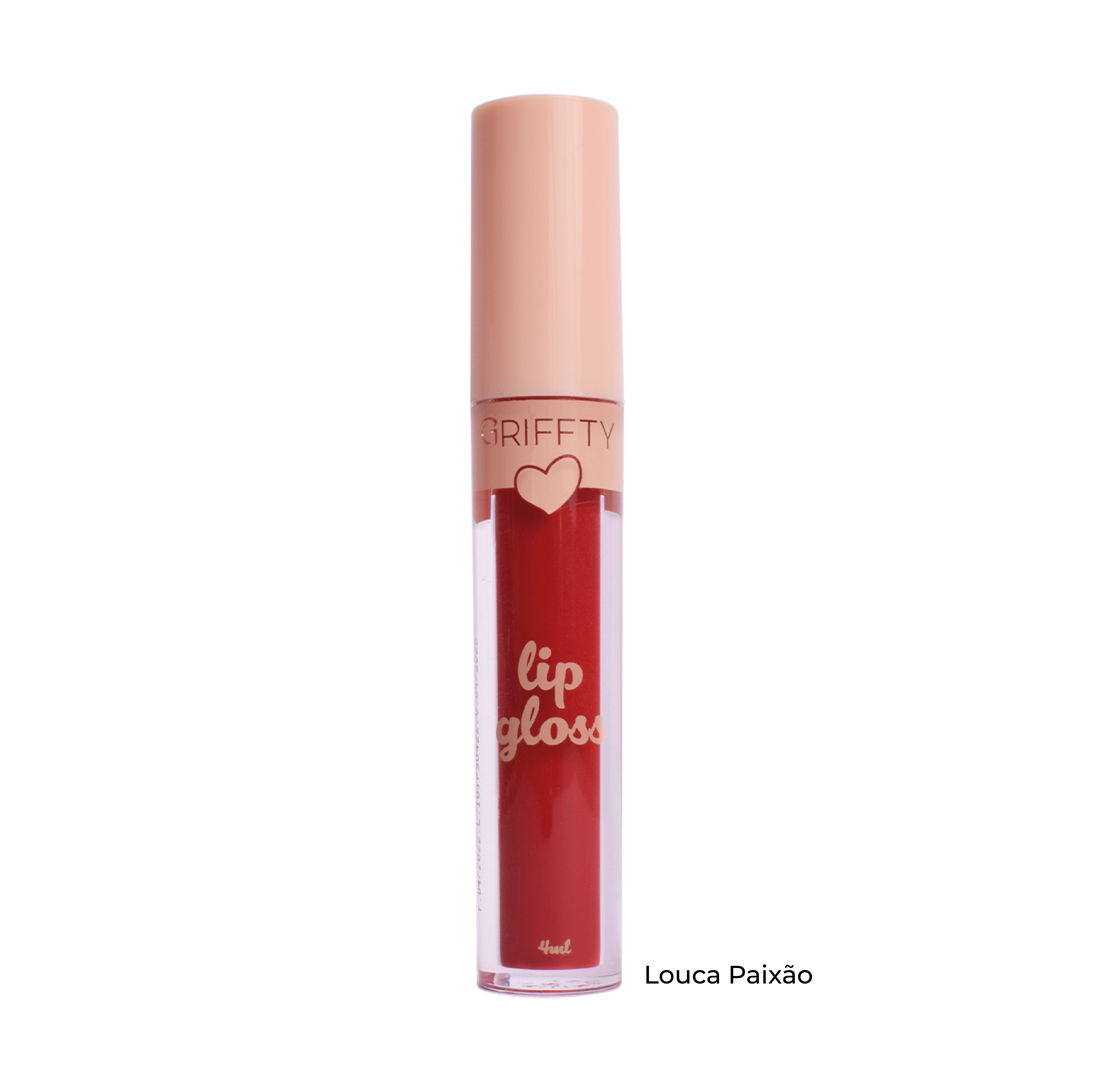 LIP GLOSS 04 LOUCA PAIXAO GRIFFTY